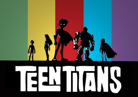 An image from the intro sequence of Cartoon Network's original Teen Titans series.